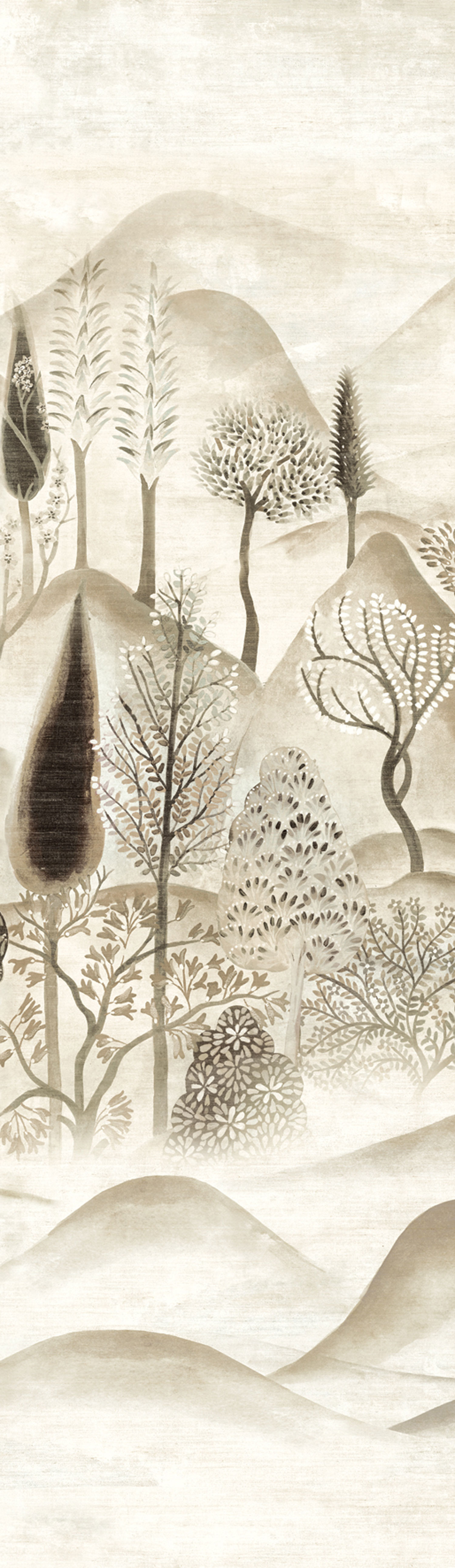 Vliesová obrazová tapeta na zeď, stromy, krajina, DGSUM2011, Summer, Khroma by Masureel