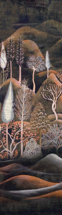 Vliesová obrazová tapeta s krajinou a stromy, DGSUM2031, Summer, Khroma by Masureel