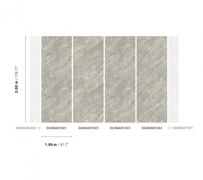 Vliesová fototapeta na zeď, mramor, DG3MAR1023, Wall Designs III, Khroma by Masureel