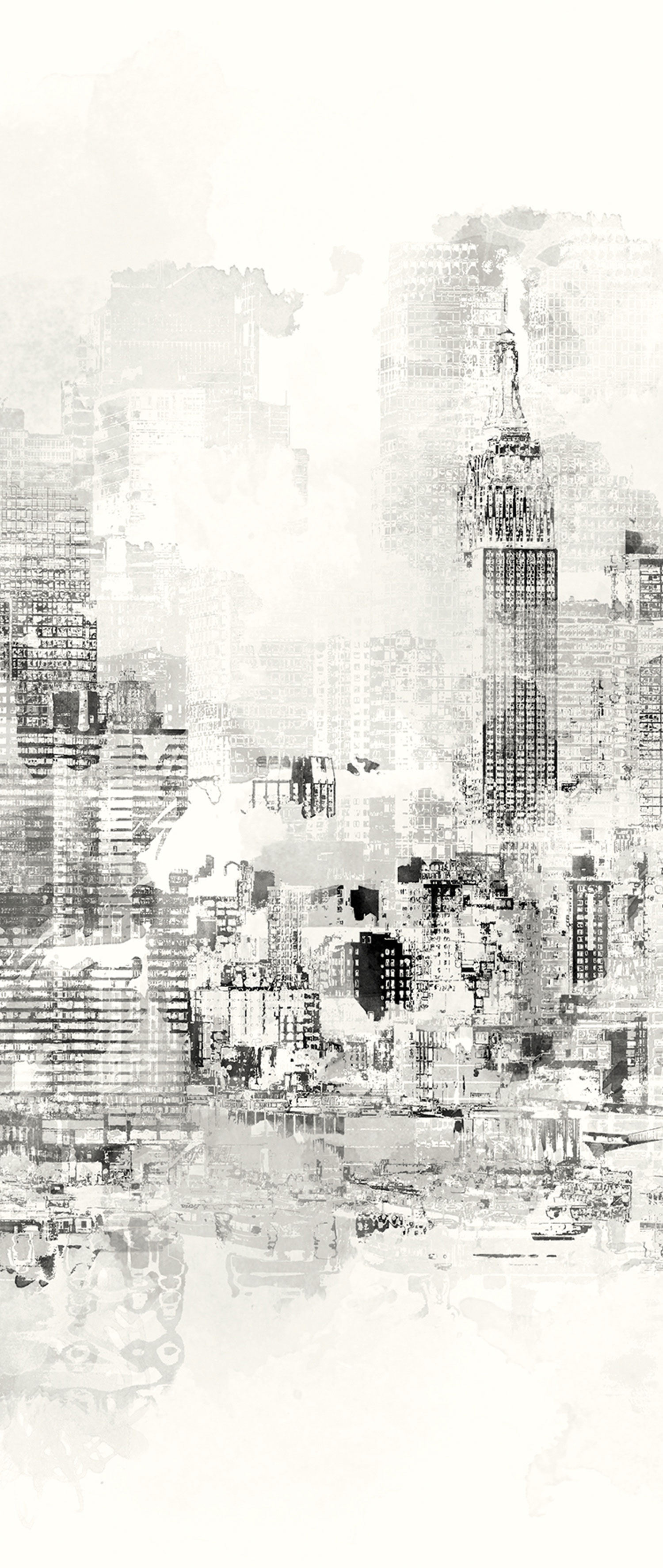 Šedá vliesová fototapeta na zeď, Město, DG3CIT1011, Wall Designs III, Khroma by Masureel