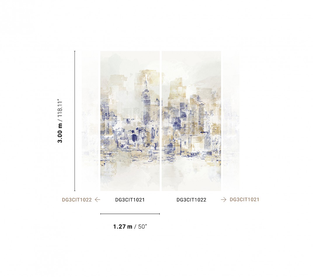 Vliesová fototapeta na zeď, Město, DG3CIT1022, Wall Designs III, Khroma by Masureel