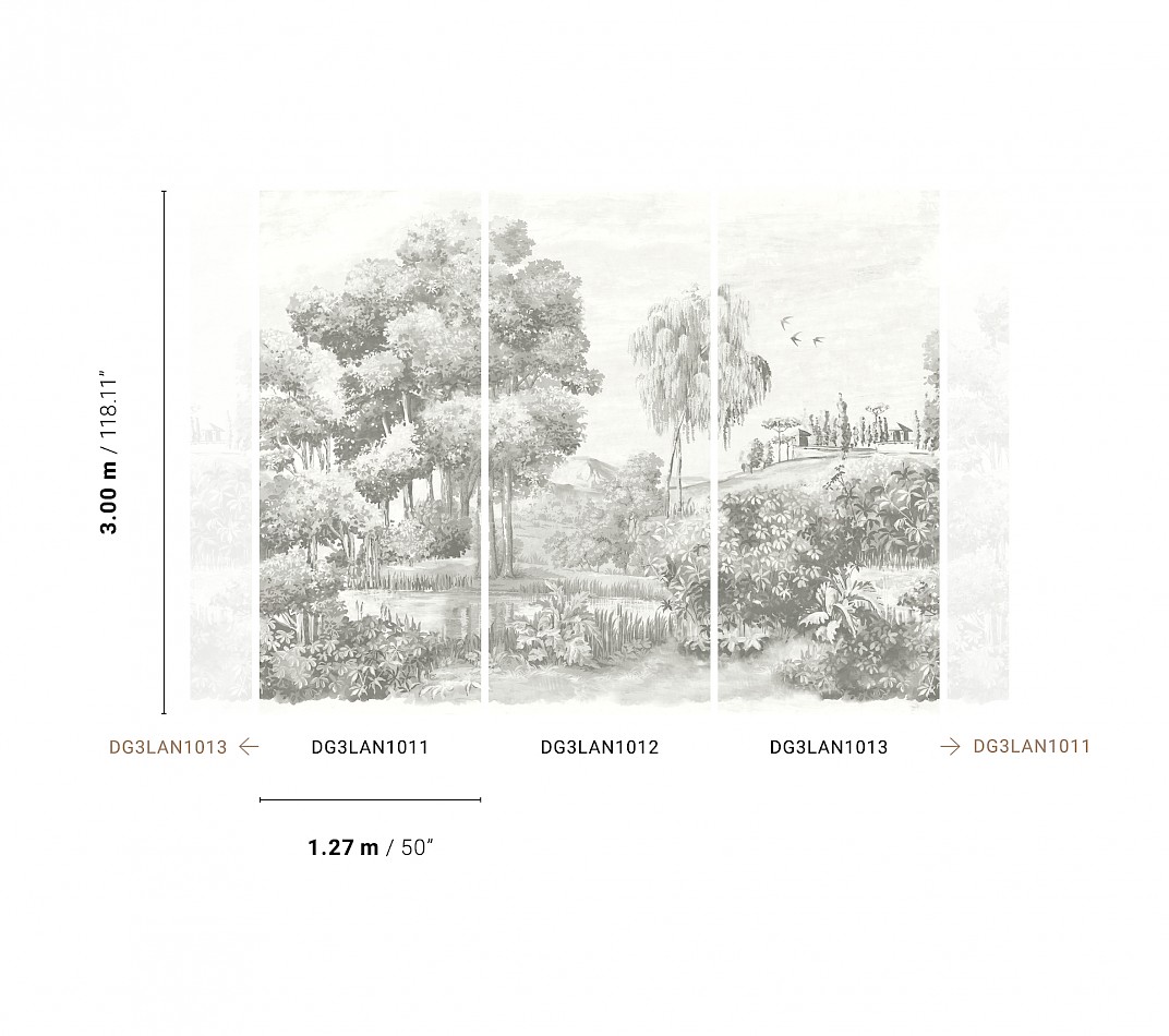 Vliesová fototapeta na zeď, Krajina, DG3LAN1011, Wall Designs III, Khroma by Masureel