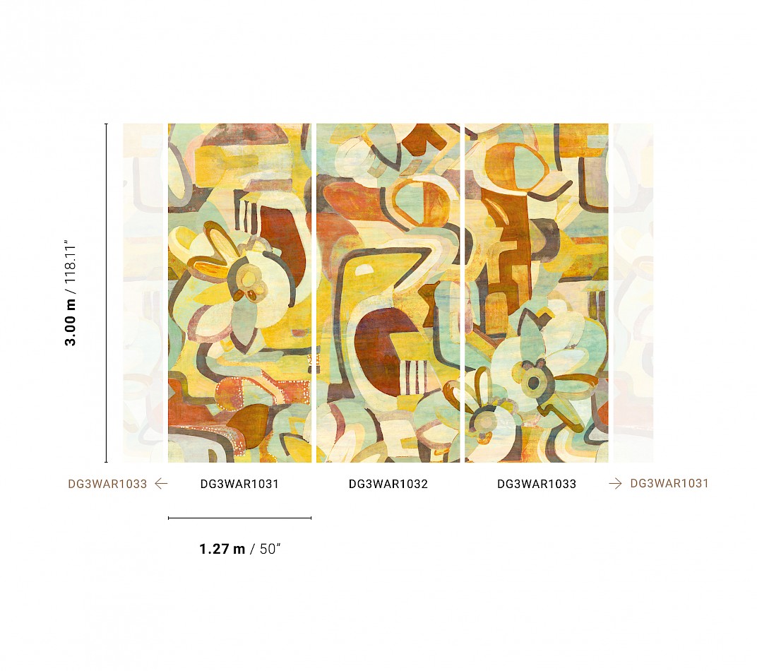 Grafická vliesová fototapeta na zeď, DG3WAR1032, Wall Designs III, Khroma by Masureel