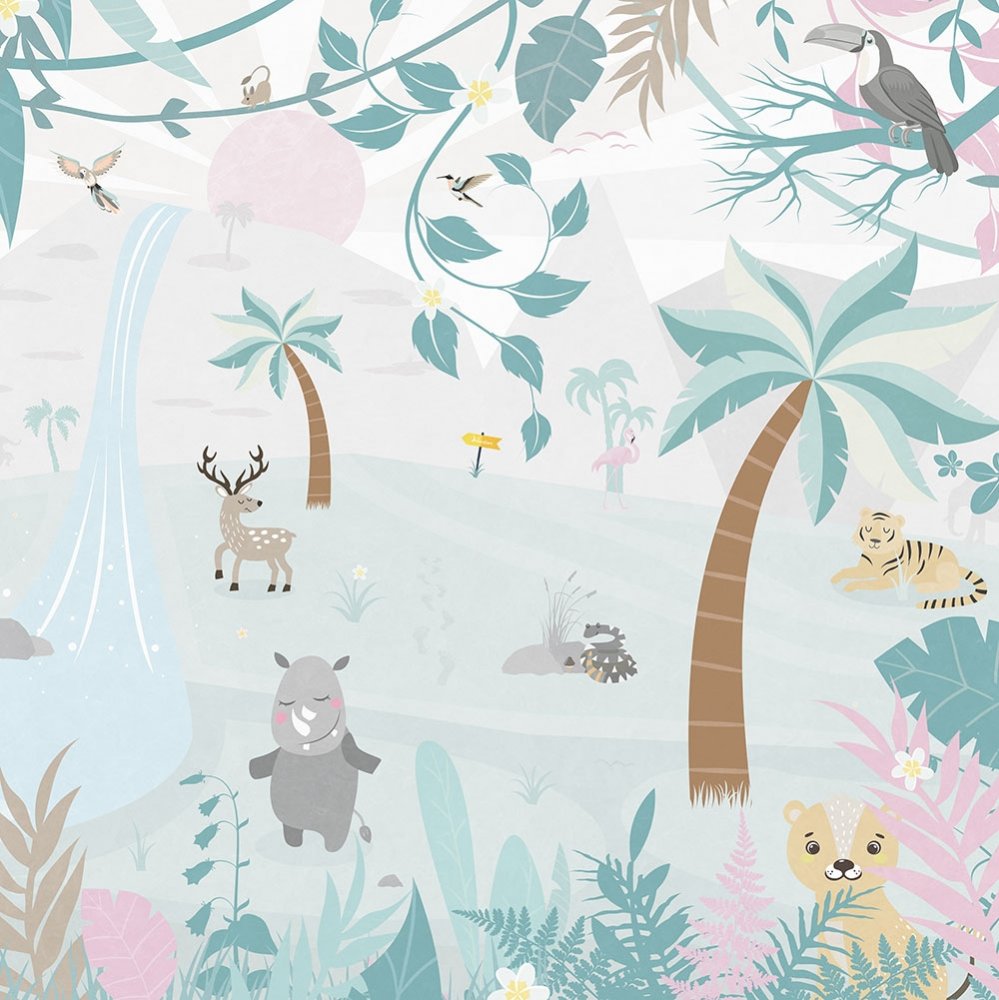 Obrazová tapeta vliesová, digitální tisk 30802b, 279 x 280 cm, Smalltalk, BN International