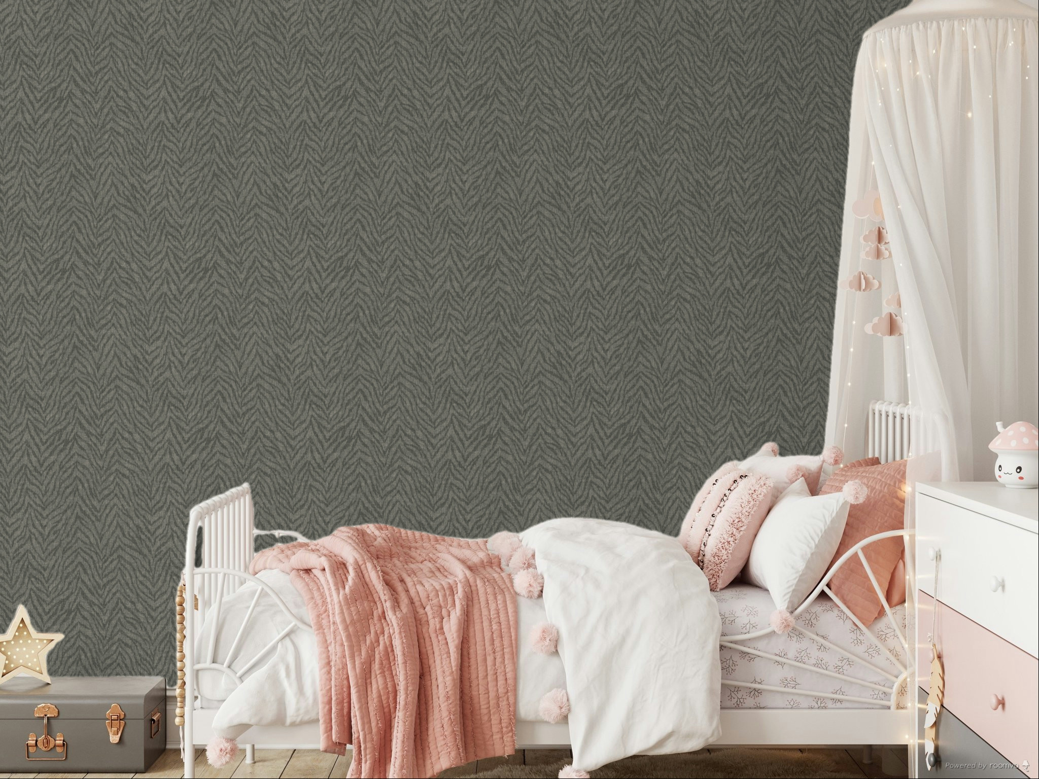 Šedo-černá vliesová tapeta na zeď A66703,  Vavex 2025