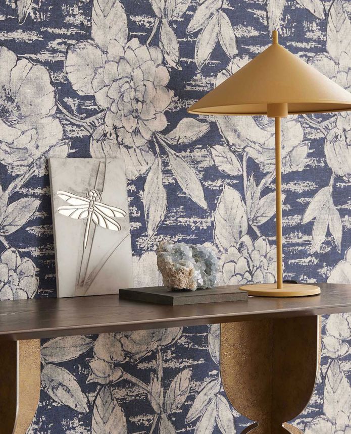 Luxusní zelená květinová vliesová tapeta na zeď, 333413, Emerald, Eijffinger