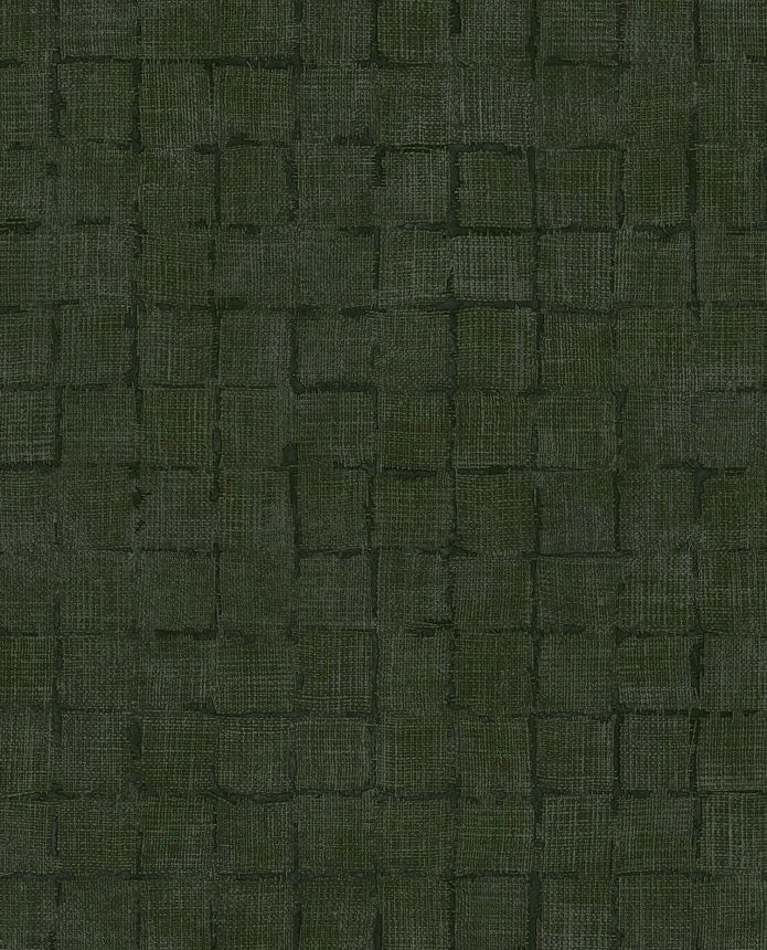 Zelená vliesová tapeta na zeď, imitace látky, 333455, Emerald, Eijffinger