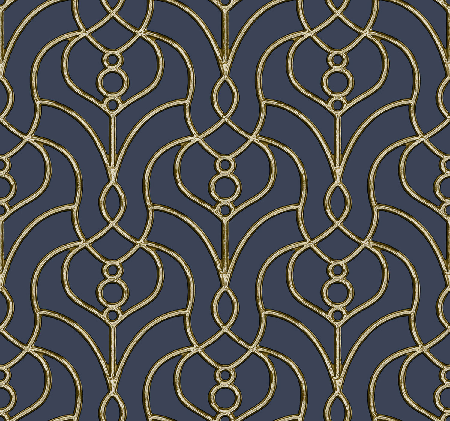 Modrá zámecká vliesová tapeta na zeď, EV3946, Candice Olson Casual Elegance, York