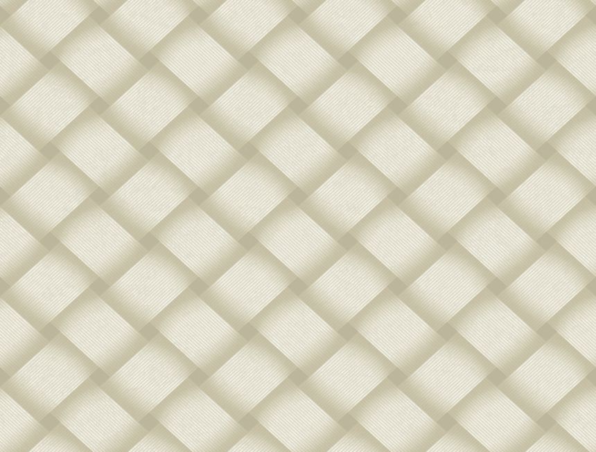 Béžová geometrická 3D vliesová tapeta na zeď, EV3965, Candice Olson Casual Elegance, York