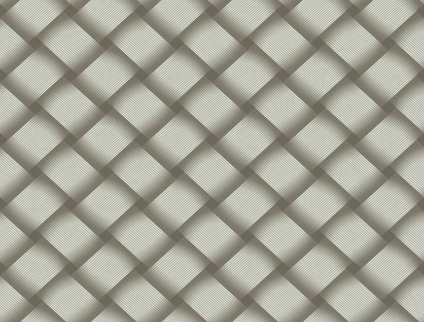 Hnědá geometrická 3D vliesová tapeta na zeď, EV3966, Candice Olson Casual Elegance, York