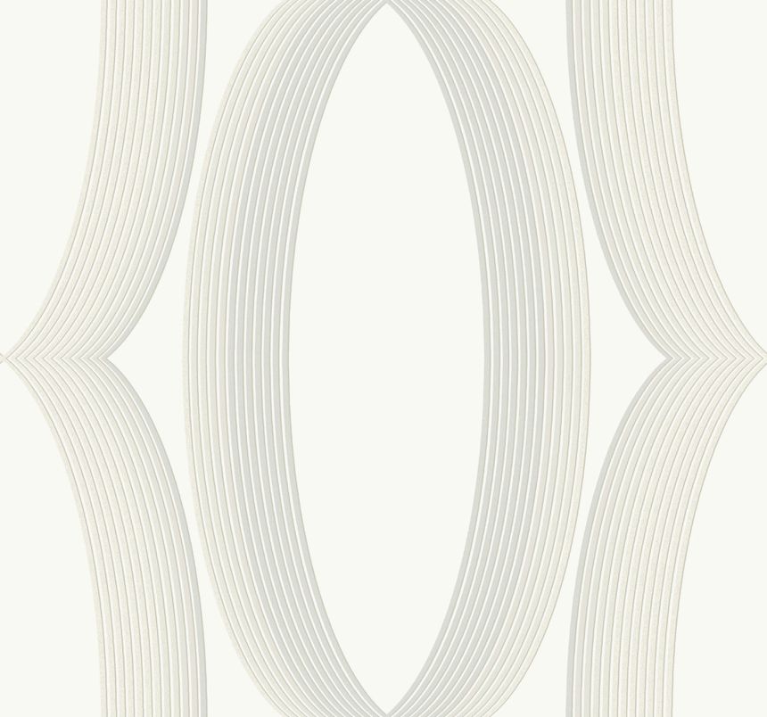 Bílá vliesová tapeta na zeď, geometrický vzor, EV3981, Candice Olson Casual Elegance, York