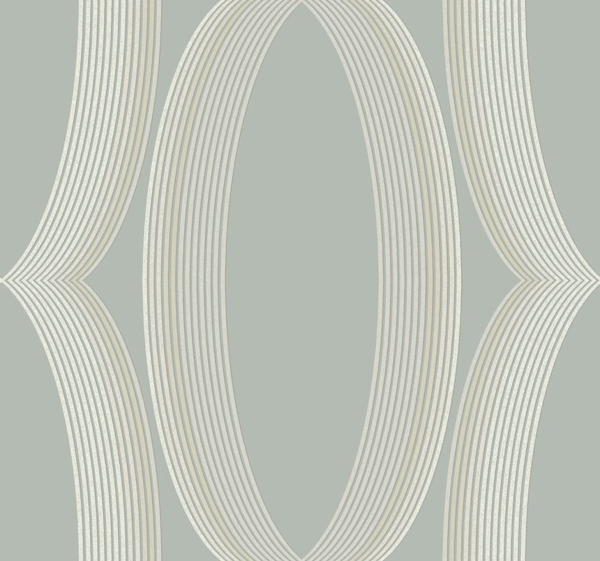 Šedo-modrá vliesová tapeta na zeď, geometrický vzor, EV3985, Candice Olson Casual Elegance, York