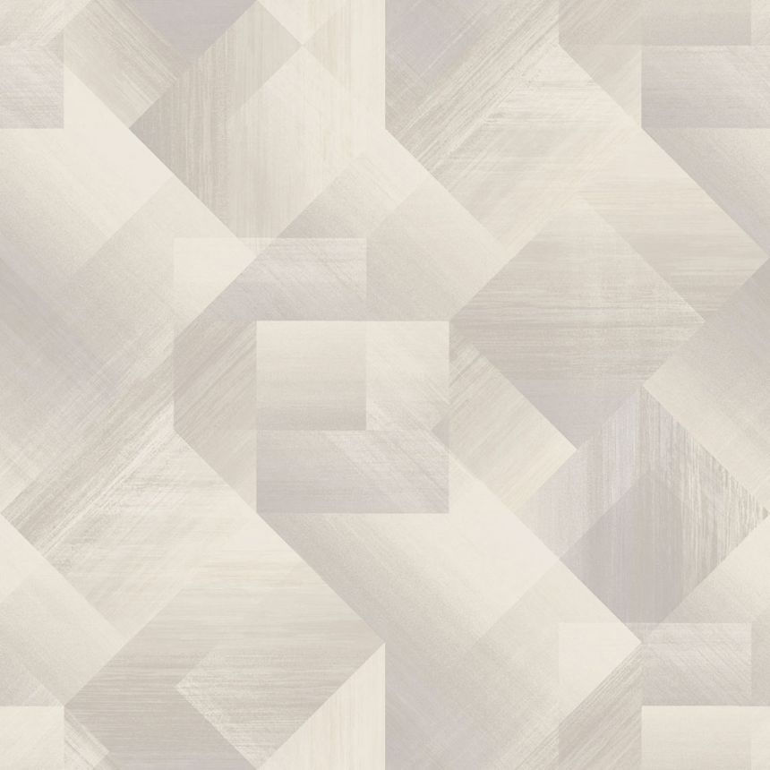 Béžová vliesová geometrická tapeta na zeď, UR3207, Universe 4, Grandeco