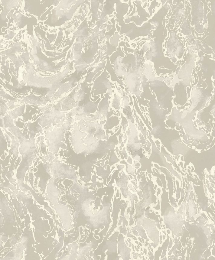 Luxusní stříbrno-béžová metalická vliesová tapeta na zeď s hrubou strukturou, 57317, Aurum II, Limonta