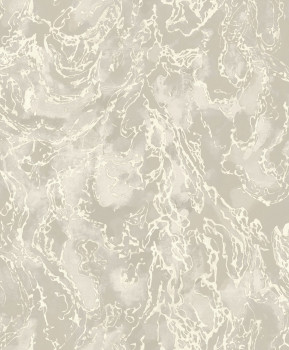 Luxusní stříbrno-béžová metalická vliesová tapeta na zeď s hrubou strukturou, 57317, Aurum II, Limonta