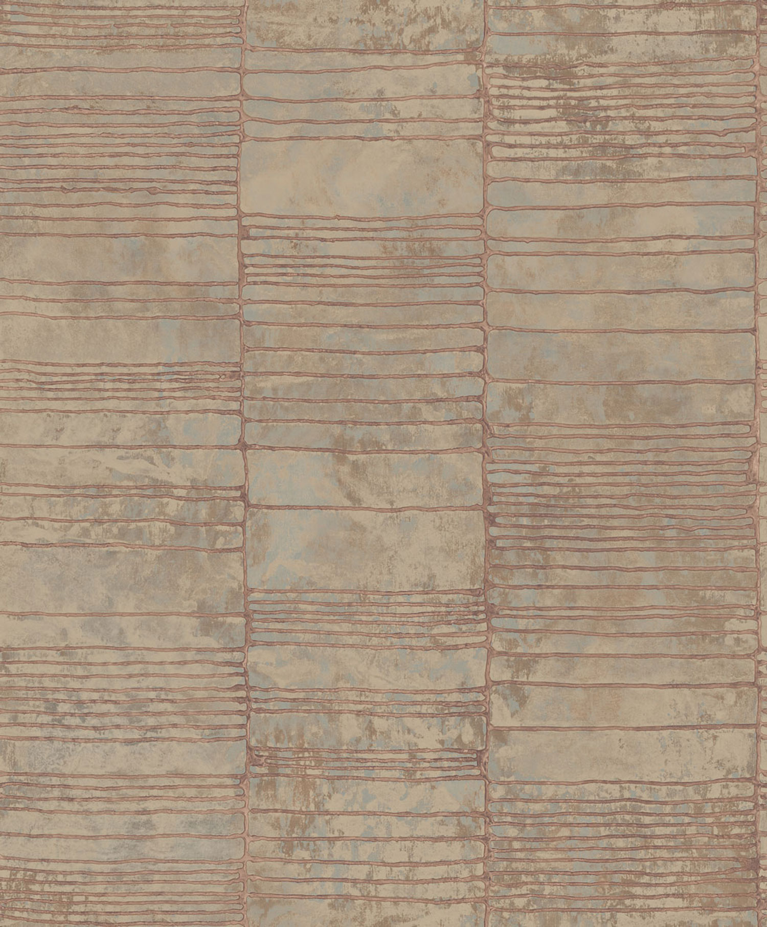 Luxusní bronzová geometrická vliesová tapeta na zeď, 57425, Aurum II, Limonta