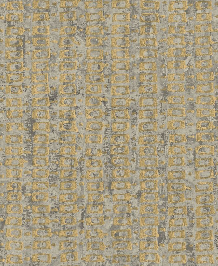 Luxusní šedá geometrická vliesová tapeta na zeď ,58707, Aurum II, Limonta