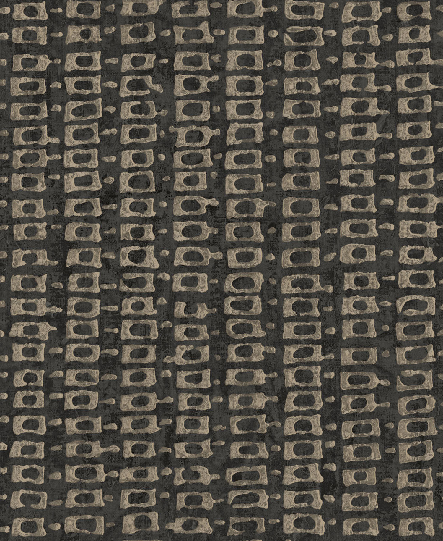 Luxusní černá geometrická vliesová tapeta na zeď, 58708, Aurum II, Limonta