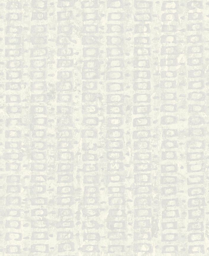 Luxusní bílá geometrická vliesová tapeta na zeď, 58711, Aurum II, Limonta