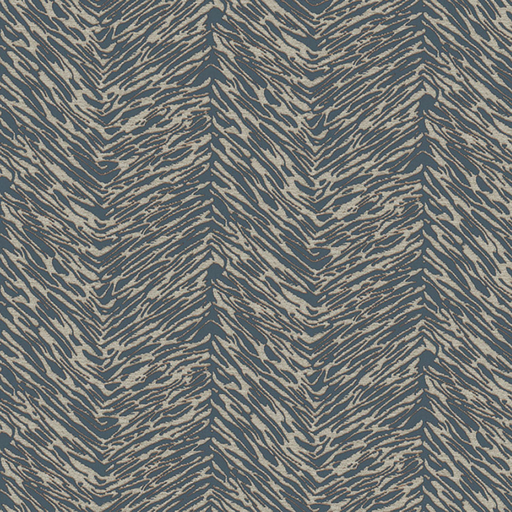 Modro-šedá vliesová tapeta na zeď, 07709, Makalle II, Limonta