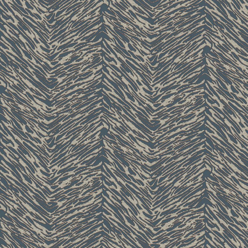 Modro-šedá vliesová tapeta na zeď, 07709, Makalle II, Limonta