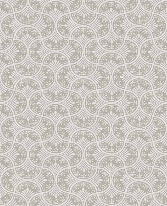 Šedo-bílá vliesová geometrická tapeta na zeď, 120637, Retreat, Graham&Brown Premium