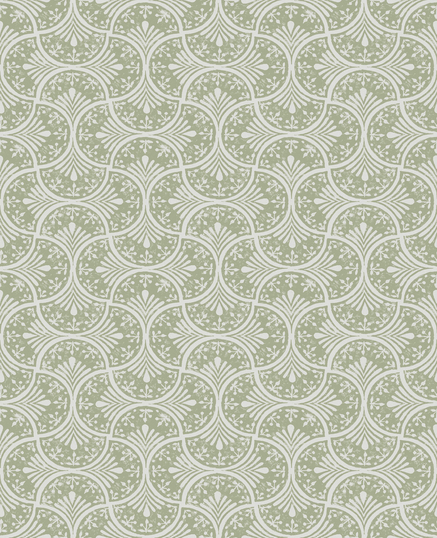 Zeleno-bílá vliesová geometrická tapeta na zeď, 120639, Retreat, Graham&Brown Premium