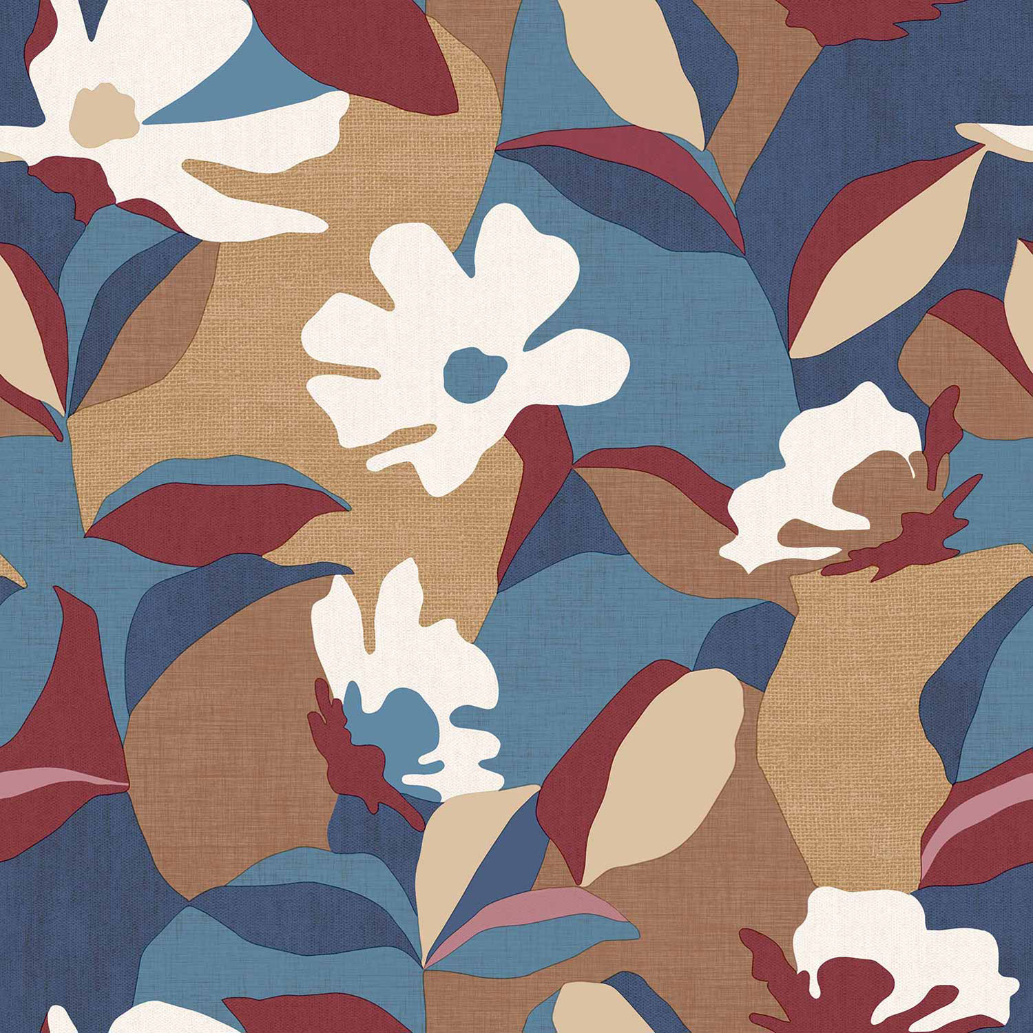 Vliesová tapeta na zeď, motiv květů s listy, 30116, Energie, Cristiana Masi by Parato