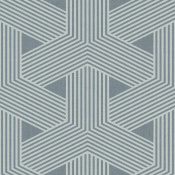 Modrá vliesová tapeta na zeď, geometrický vzor, 30133, Energie, Cristiana Masi by Parato