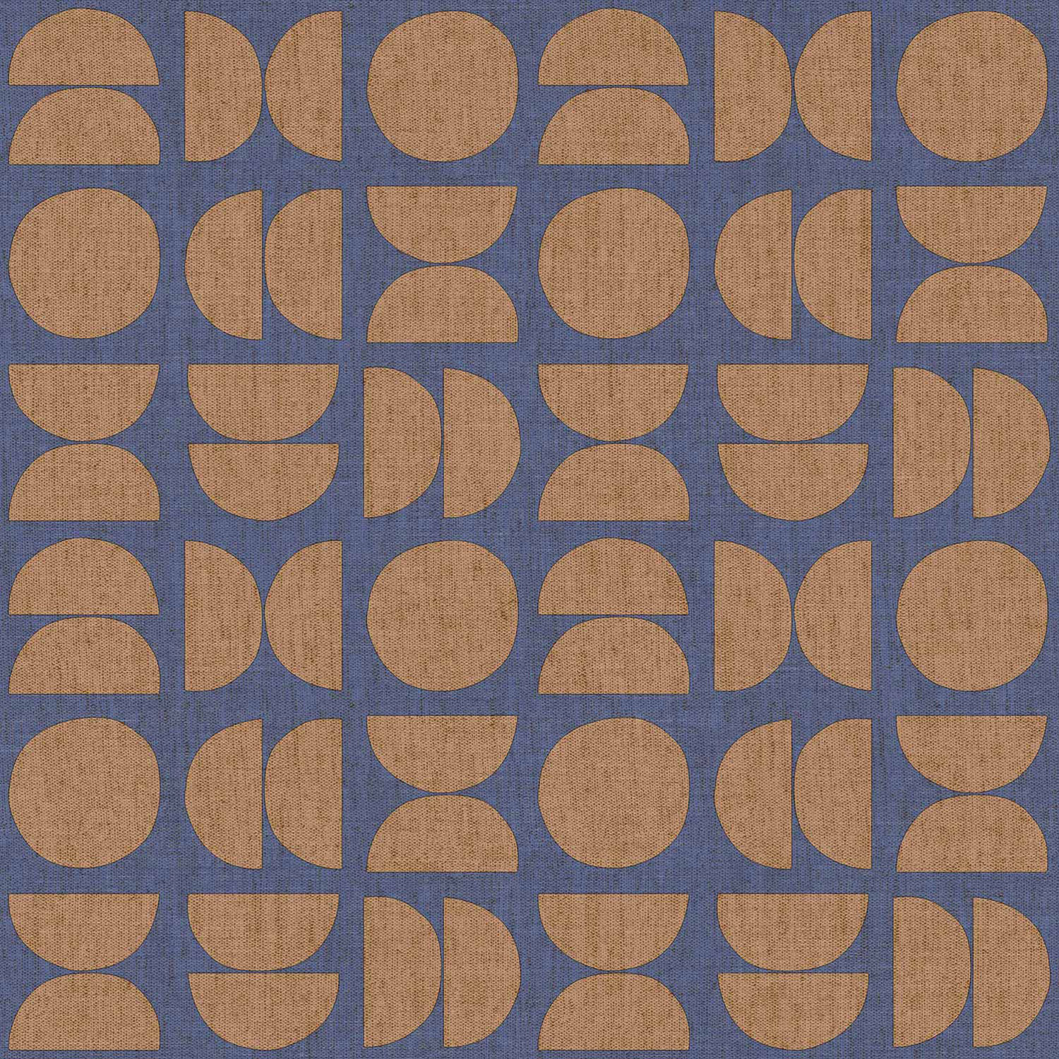 Modrá vliesová tapeta na zeď, geometrický vzor, 30158, Energie, Cristiana Masi by Parato