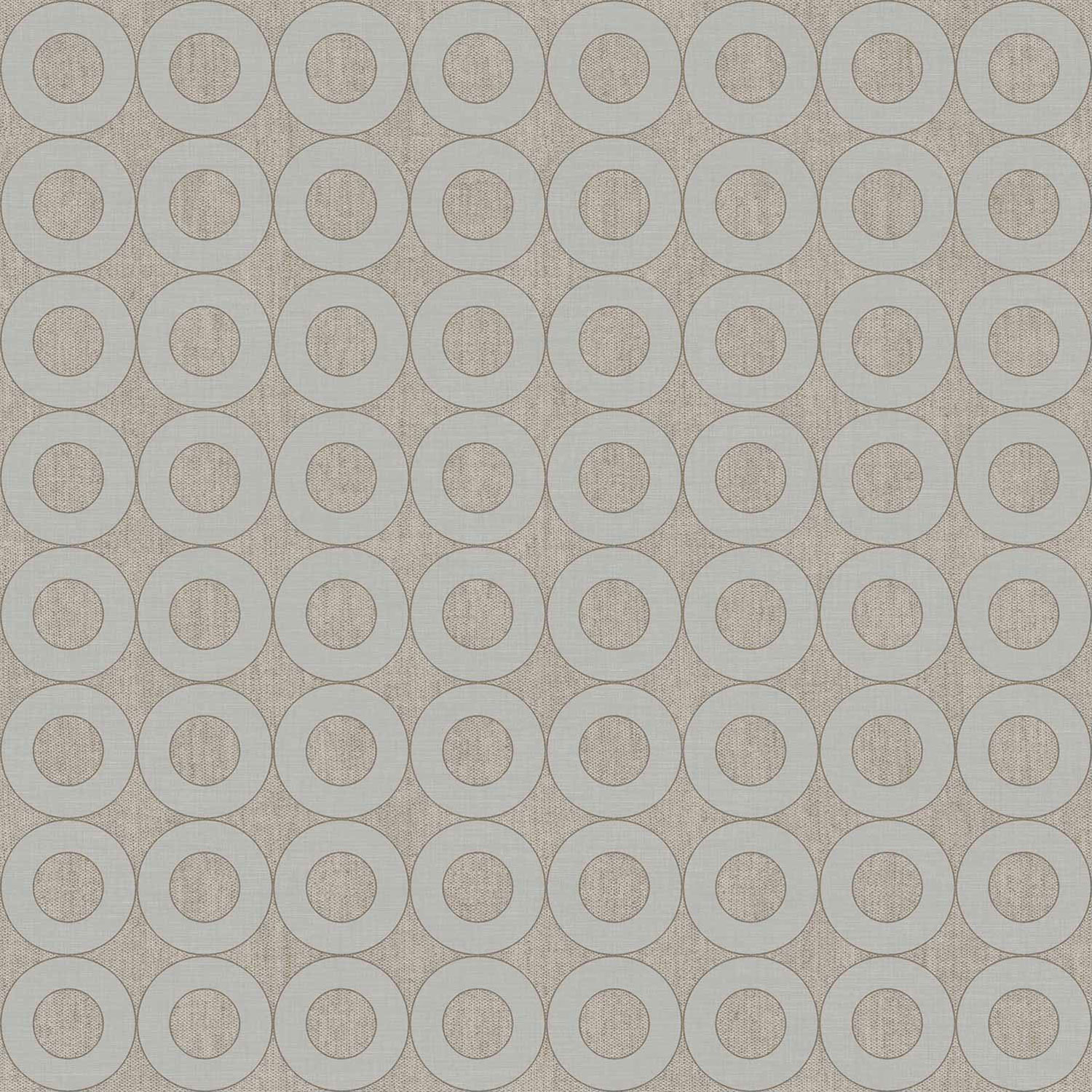 Šedá vliesová tapeta na zeď s kruhy, 30167, Energie, Cristiana Masi by Parato