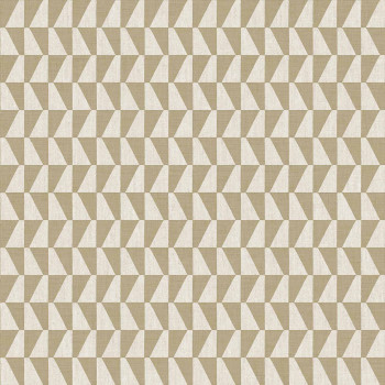 Béžovo-bílá vliesová tapeta na zeď, geometrický vzor, 30178, Energie, Cristiana Masi by Parato