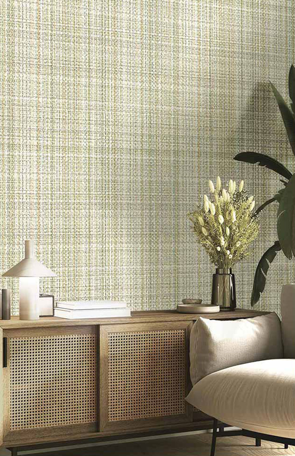 Žíhaná vliesová tapeta na zeď, imitace hrubé látky, 26461, Thai, Pictura, Cristiana Masi by Parato