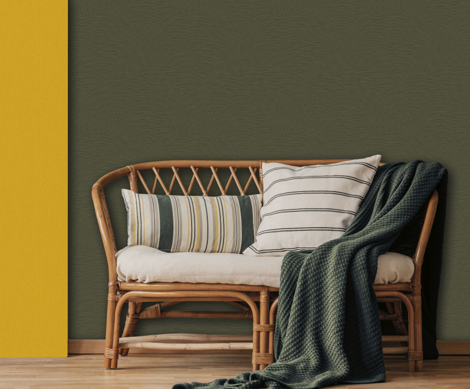 Luxusní zelená vliesová tapeta na zeď,  Z77517, Savana, Zambaiti Parati