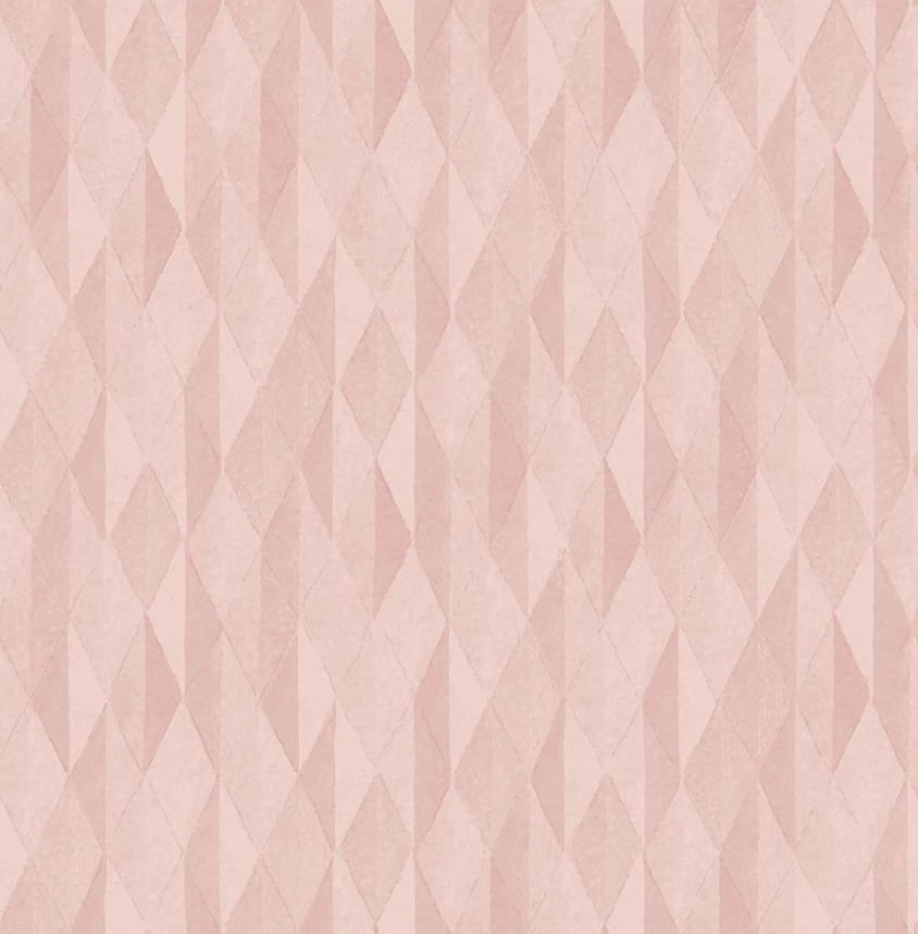 Růžová geometrická vliesová tapeta na zeď, 333542, Festival, Eijffinger