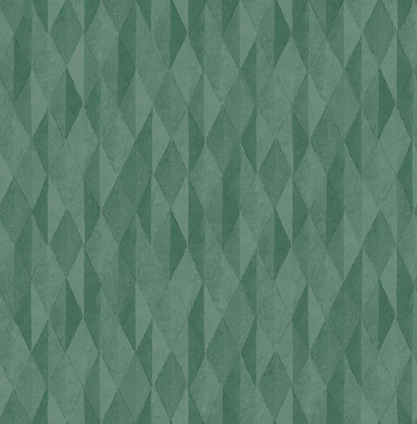 Zelená geometrická vliesová tapeta na zeď, 333545, Festival, Eijffinger