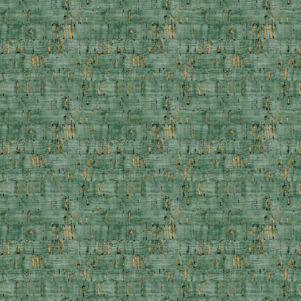 Vliesová tapeta na zeď, zeleno-bronzová, imitace korku, NHW1030, Perla, Decoprint