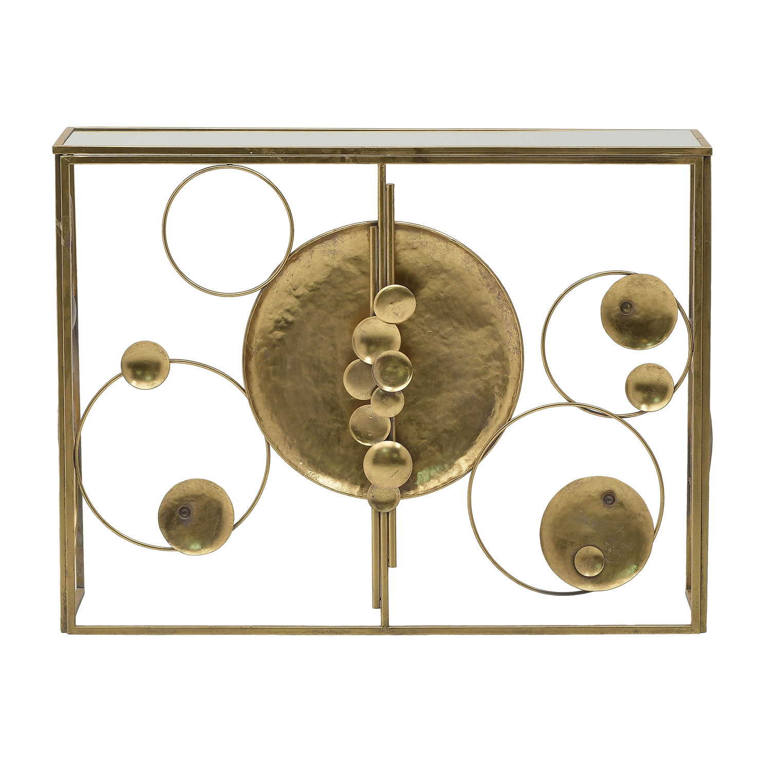 Konzolový stolek gold/white, 3-50-267-0007,  InArt