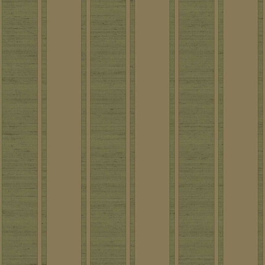 Zelená vliesová tapeta na zeď, pruhy, 33365, Tradizioni, Cristiana Masi by Parato