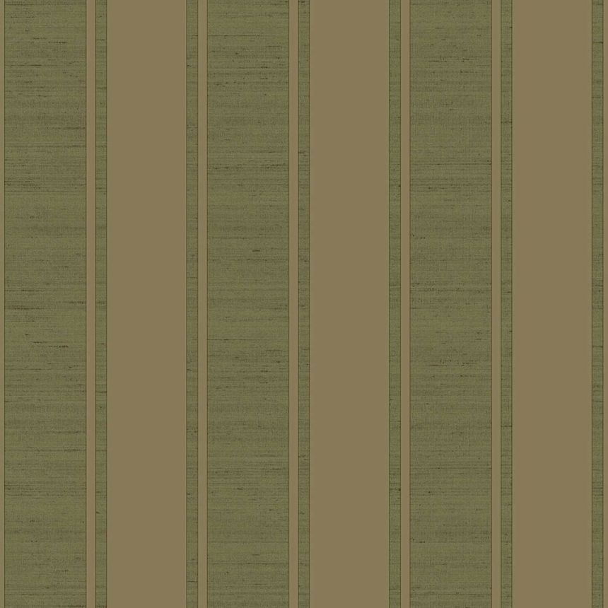 Zelená vliesová tapeta na zeď, pruhy, 33365, Tradizioni, Cristiana Masi by Parato