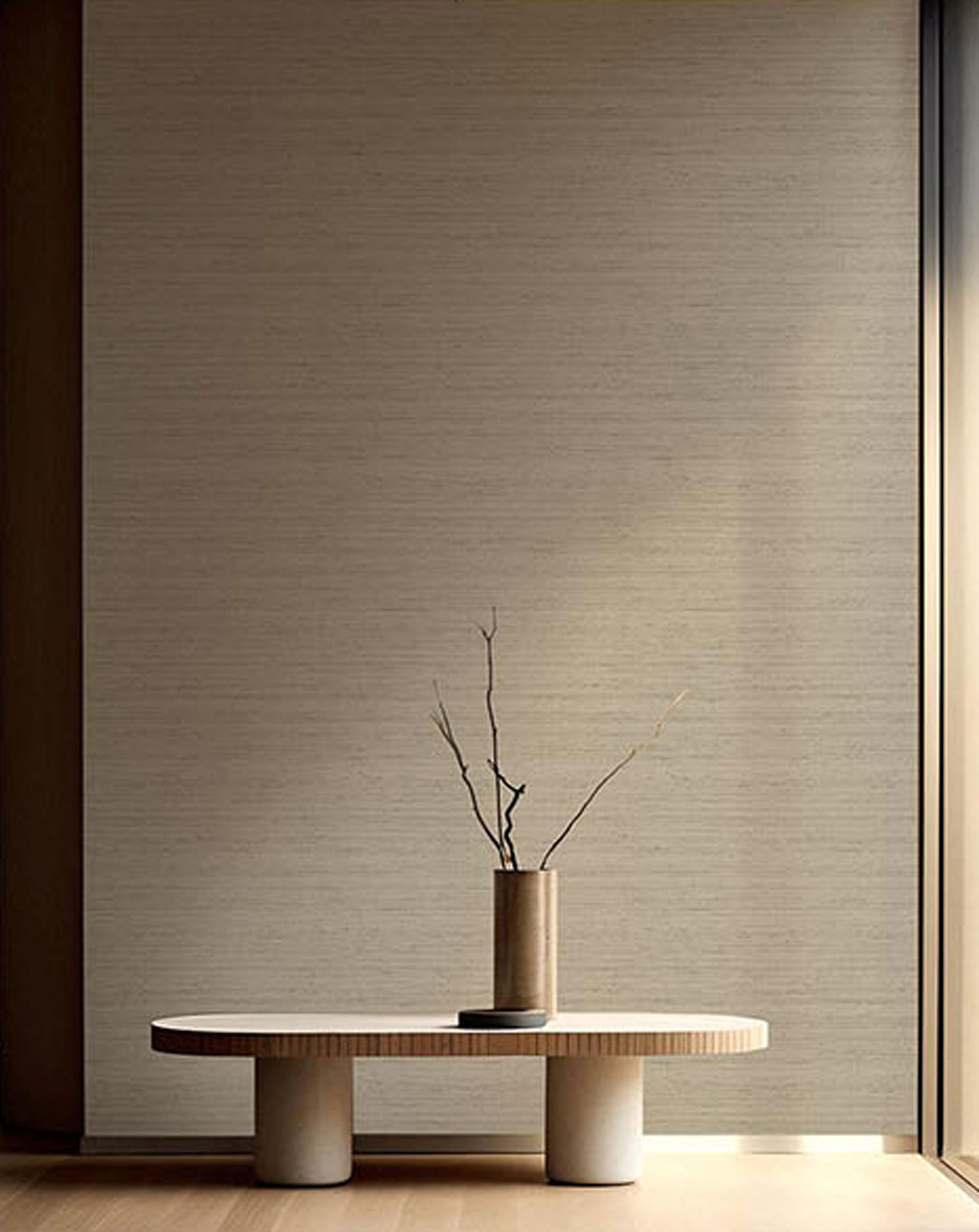 Krémová vliesová tapeta na zeď, imitace látky, 33380, Tradizioni, Pictura, Cristiana Masi by Parato