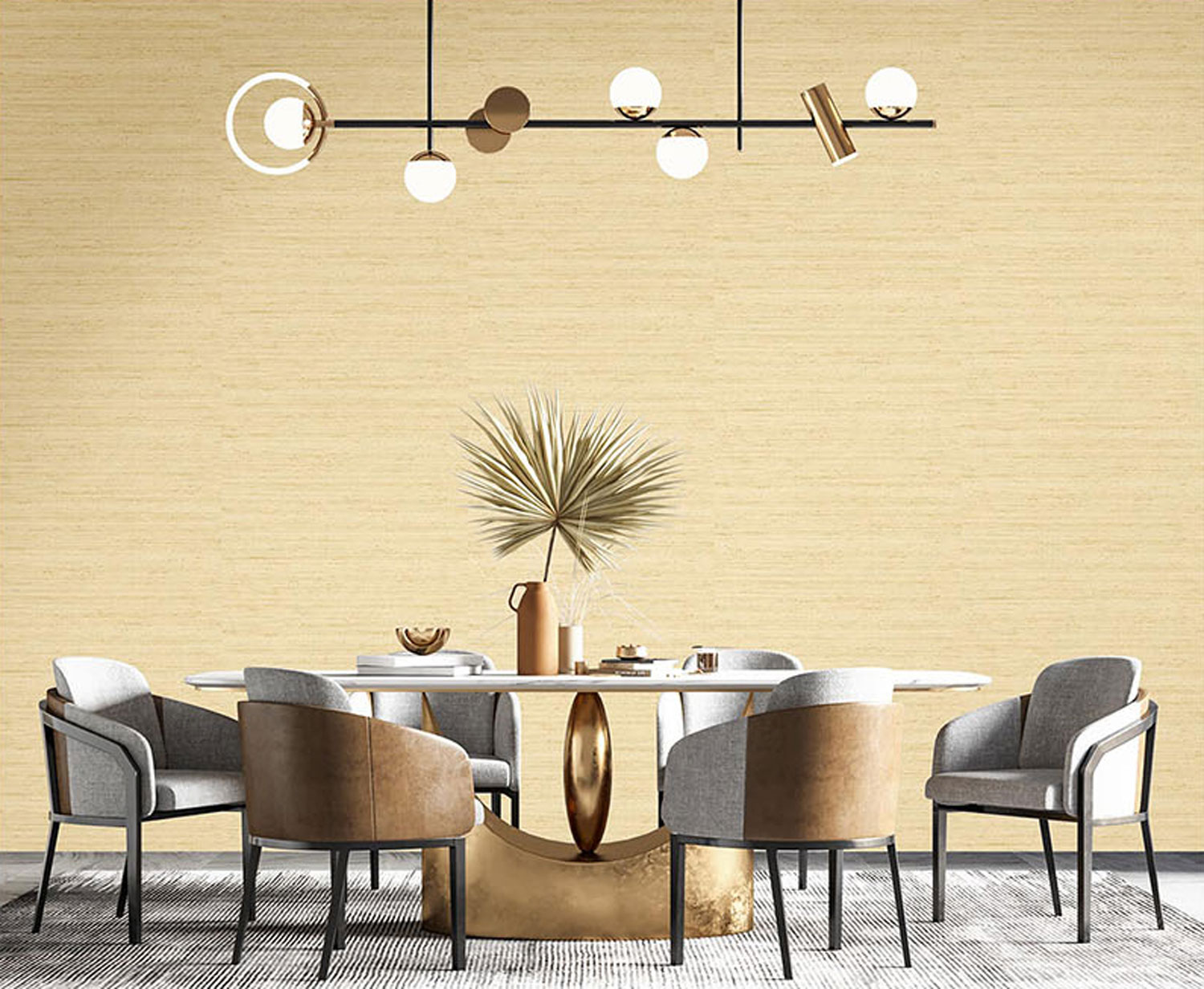 Hnědo-zlatá vliesová tapeta na zeď, imitace látky, 33387, Tradizioni, Pictura, Cristiana Masi by Parato