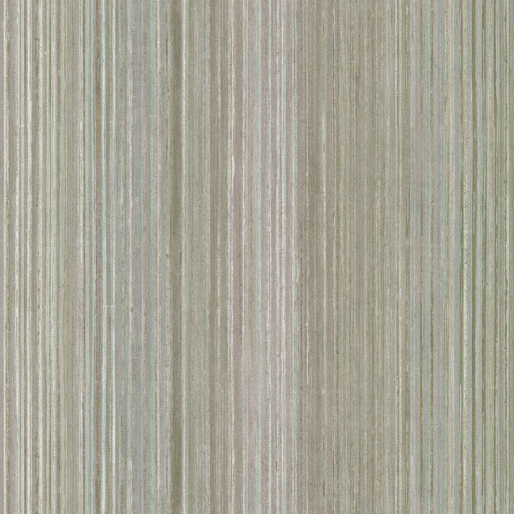 Zeleno-béžová vliesová proužková tapeta na zeď, 43855, Terra, Pictura, Cristiana Masi by Parato