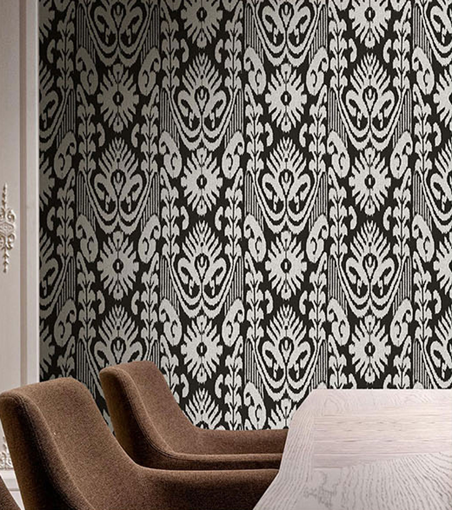 Vliesová tapeta na zeď, zámecká, šedo-černá, 39029, Arché, Cristiana Masi by Parato