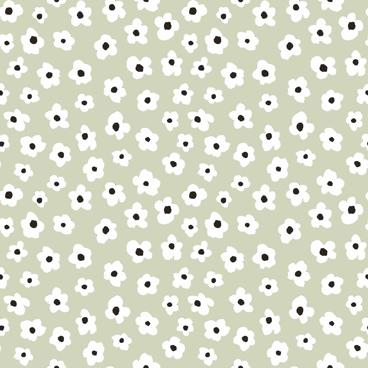 Zelená květinová vliesová tapeta na zeď, 17137, MiniMe, Cristiana Masi by Parato