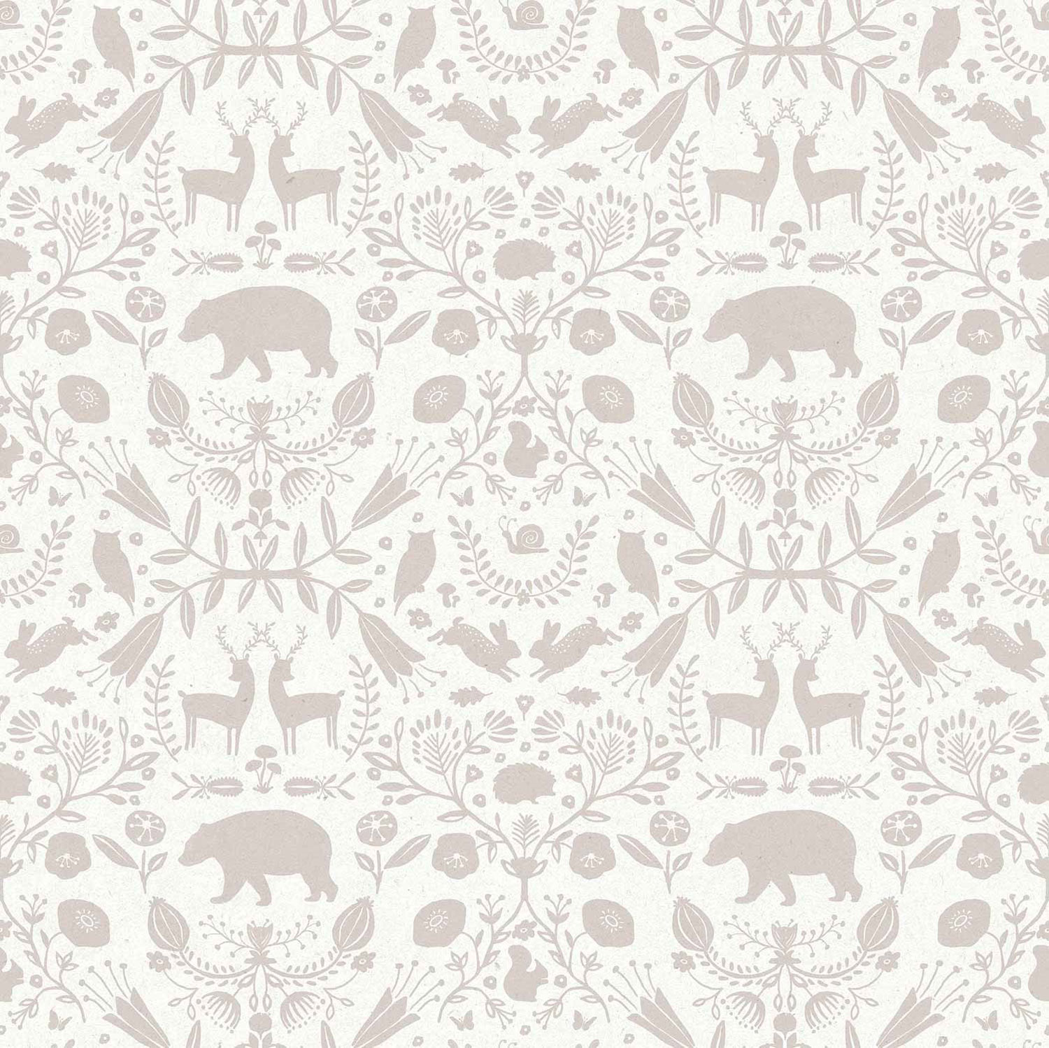 Šedo-bílá dětská vliesová tapeta se zvířátky, 17141, MiniMe, Cristiana Masi by Parato