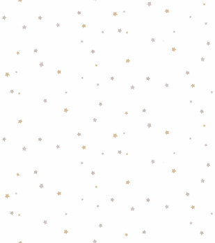 Bílá vliesová tapeta s hvězdičkami, 17161, MiniMe, Cristiana Masi by Parato