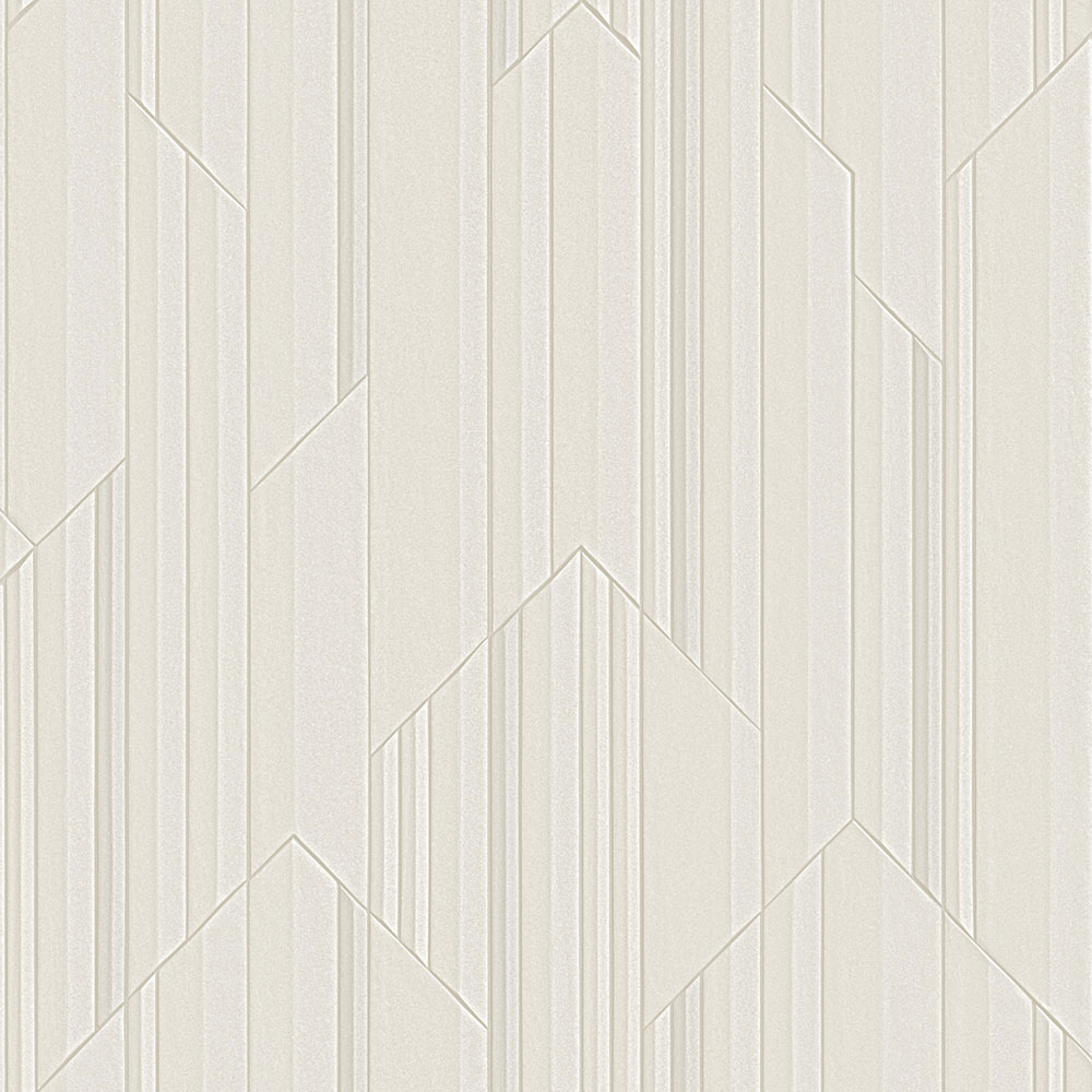 Luxusní  šedo-béžová geometrická vliesová tapeta na zeď, Z34915, Elie Saab 2