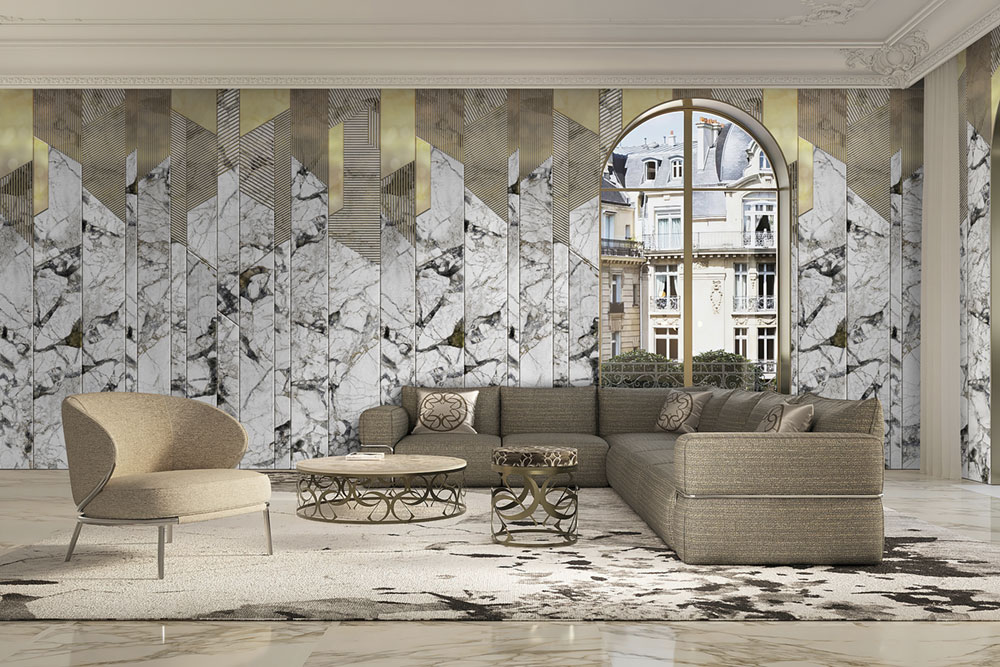 Luxusní vliesová obrazová tapeta na zeď, mramor, Z34948, Elie Saab 2