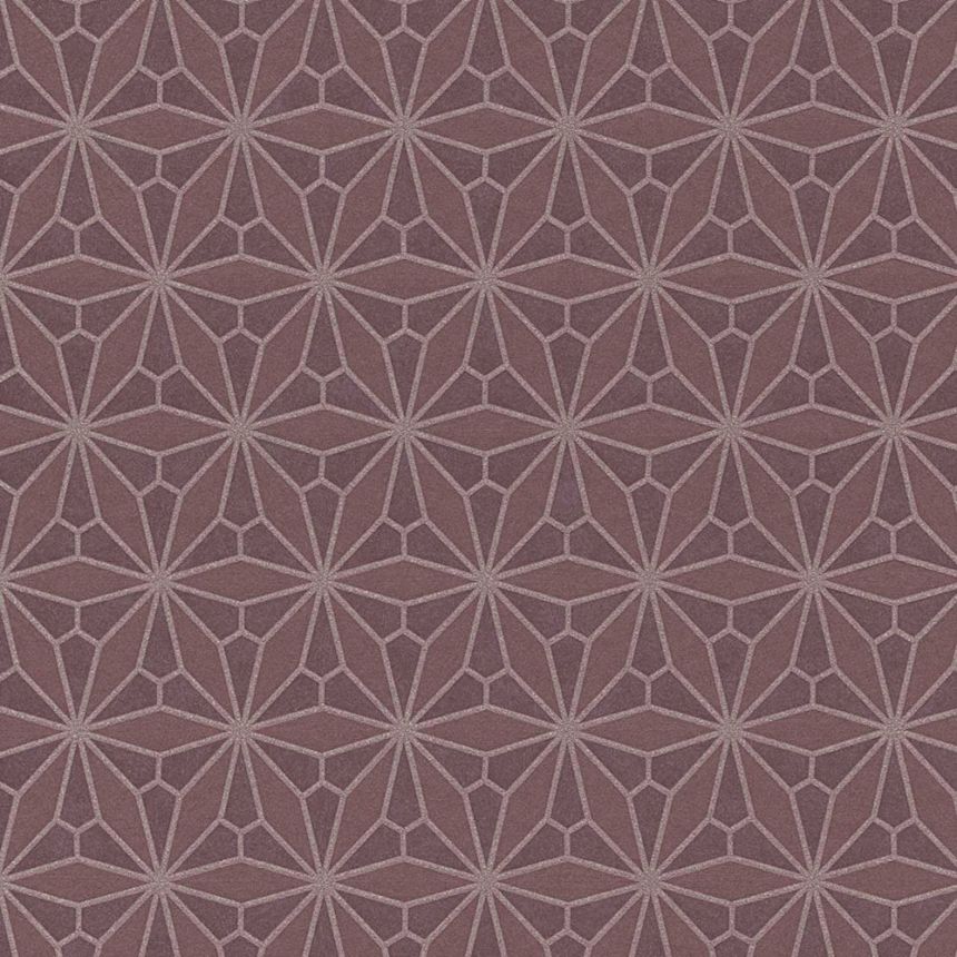 Fialová vliesová květinová tapeta na zeď, 340146, Gilded, Eijffinger